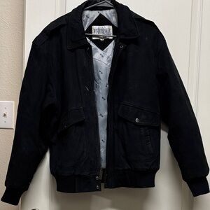 Men's Black Bomber Jacket